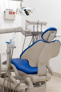 a dentist chair